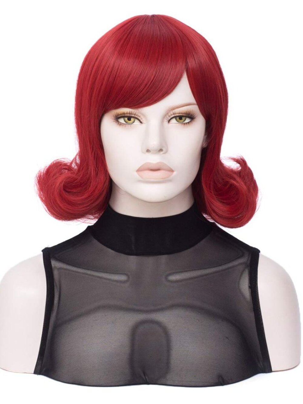 Flip Out Shoulder Length Wig RED N9198